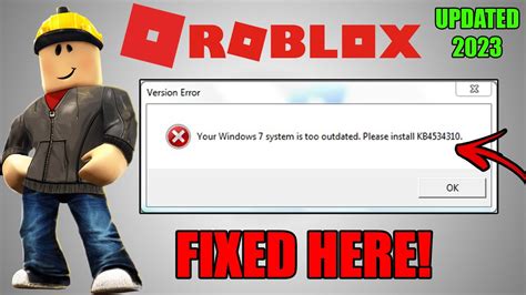 Roblox KB4534310: How to Fix Roblox Your Windows 7 System is 