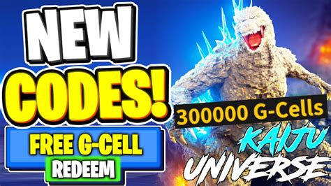 Roblox Kaiju Universe Codes
