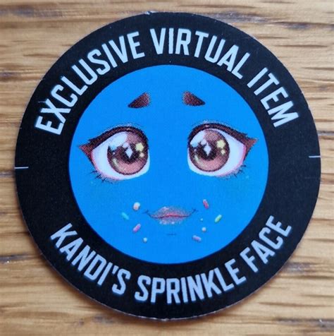 Roblox Kandi\'s Sprinkle Virtual Face Code Sent Fast AF Via Ebay 