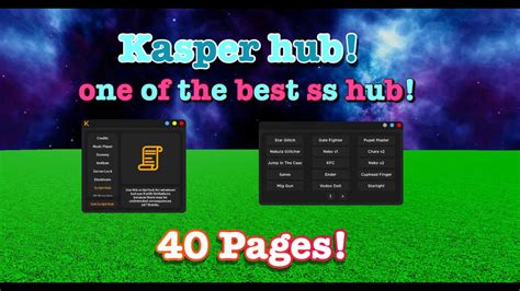 Roblox Kasper Hub SS Script Showcase - YouTube