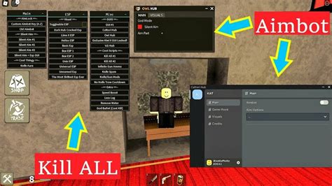 Roblox Kat OP Admin GUI Script (pastebin) 2021 Aimebot, Kill all 