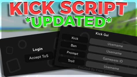 Roblox Kick Script Pastebin 2020 (YGD7U8)