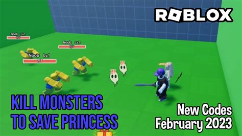 Roblox Kill Monsters to Save Princess Codes (March 2023)