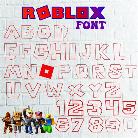 Roblox Letters - Etsy