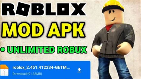 Roblox MOD Apk {Unlimited Free Robux & Tix} Download 
