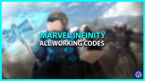 Roblox Marvel Infinity Codes (June 2023) - GameRiv