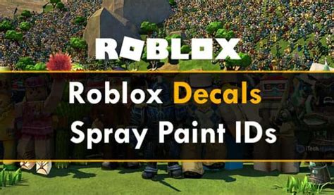 Roblox Mobile: Spray Paint Code IDs for 2020