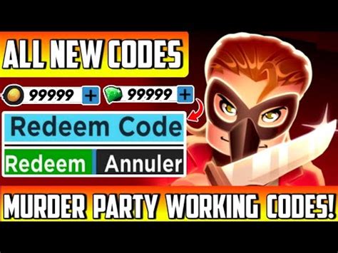Roblox Murder Party Codes (June 2023) | Roblox Den