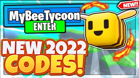 Roblox My Bee Tycoon Codes (June 2022)