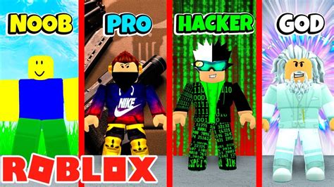 Roblox NOOB vs PRO vs GOD in FLEE THE FACILITY (Hackers 