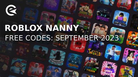 Roblox Nanny Codes (June 2023) Free Cash Reward code list
