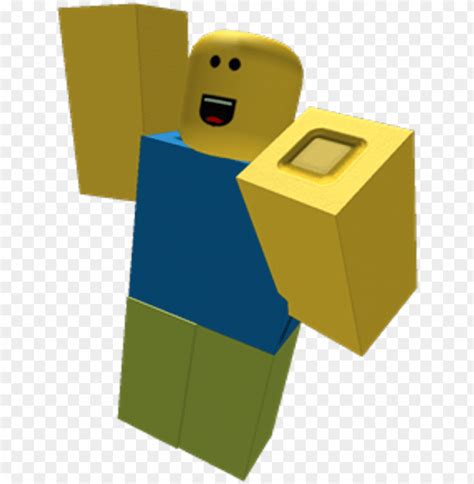 Roblox Noob Cartoo PNG Image With Transparent Background 