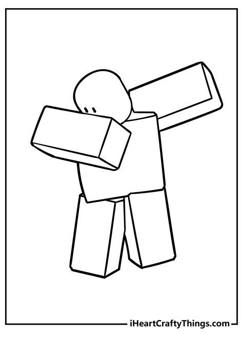 Roblox Noob Coloring Pages
