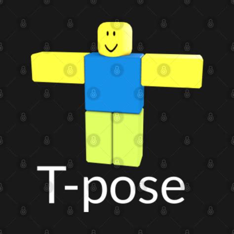 Roblox Noob T-Pose T-Shirt