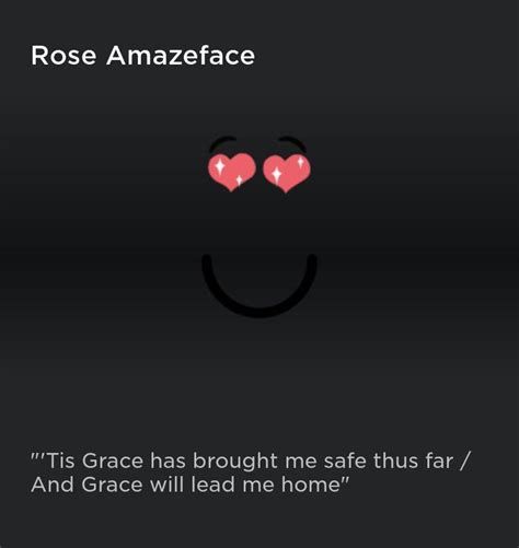 Roblox Notifier on Twitter: \"New limited face - Rose Amazeface https 