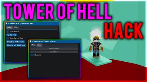 Roblox OP Tower Of Hell Script (pastebin) Hack GUI God Mode 