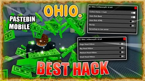 Roblox Ohio Script PASTEBIN Hack GUI: Auto Farm, Hitbox 