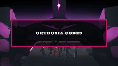 Roblox Orthoxia Codes (June 2023) - Pro Game Guides