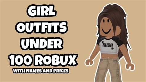 Roblox Outfits UNDER 100 ROBUX - Here\'s How to get them 