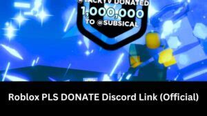 Roblox PLS DONATE Discord Link (Official) - MrGuider