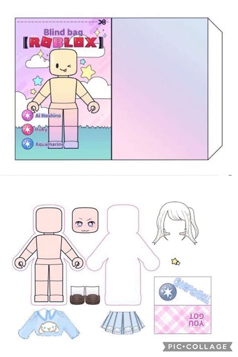 Roblox Paper Doll Template