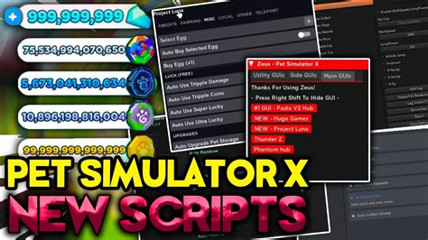 Roblox Pet Simulator X Script - Pastebin