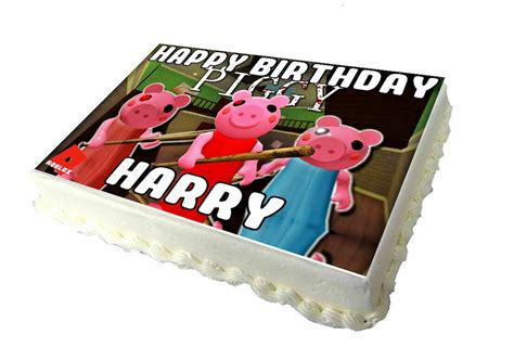 Roblox Piggy Cake Topper - Etsy