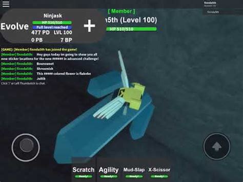 Roblox Pokemon Advanced Sticker Pokemon Locations