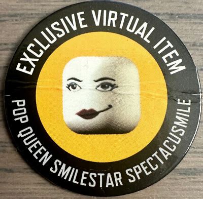 Roblox Pop Queen Smilestar SPECTACUSMILE * Code Only 