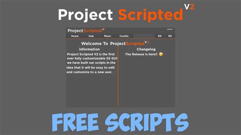 Roblox Project Scripted V2 Script Showcase - YouTube
