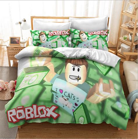 Roblox Quilt/Duvet/Doona Cover Set+Pillowcase - Single Double 