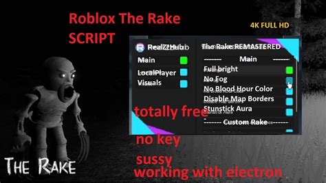 Roblox RealZzHub The Rake REMASTERED Script - Rules Of 