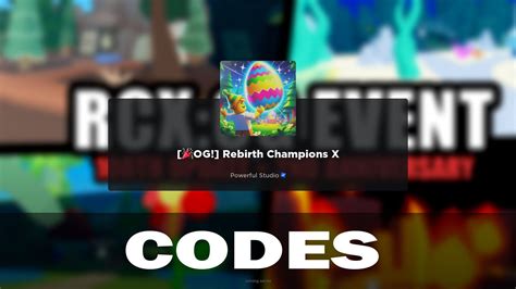 Roblox Rebirth Champions X Codes (July 2023) - Pro Game Guides