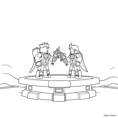 Roblox Rivals Coloring Pages