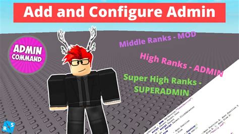 Roblox Scripting Tutorial: How to Add and Configure Admin 