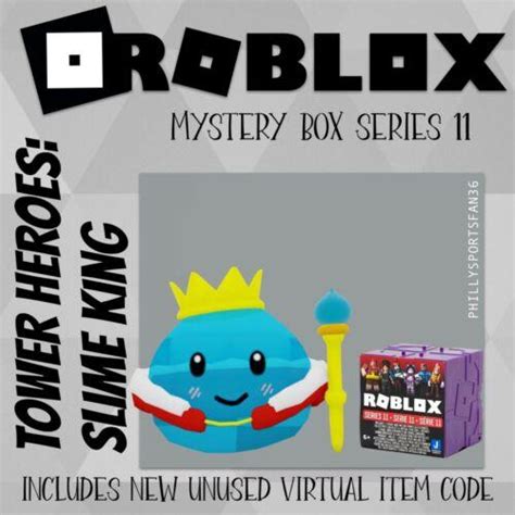 Roblox Series 11 TOWER HEROES: SLIME KING Figure w/ SLIME 
