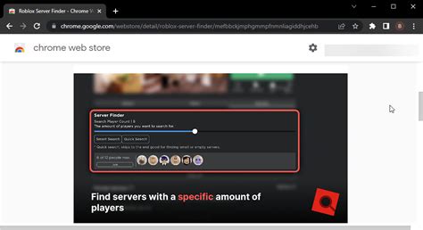 Roblox Server Finder