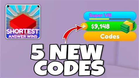 Roblox Shortest Answer Wins Codes (February 2023)