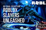 Roblox Slayers Unleashed How to Get to Final Selection