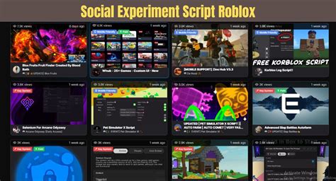 Roblox Social Experiment Script (Working) | OyaPredict