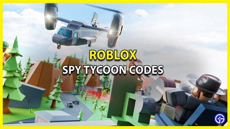 Roblox Spy Tycoon Codes (June 2023) - Pro Game Guides