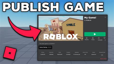 Roblox Studio - How To Publish Your Game - YouTube