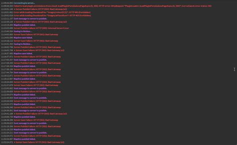 Roblox Studio Error (Server Publish Failure: HTTP (502): Bad 