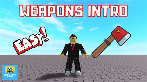 Roblox Studio Tutorial: How to Make a Weapon - YouTube