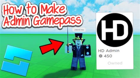 Roblox Studio- Como Configurar o HD Admin | Gamepass Admin 