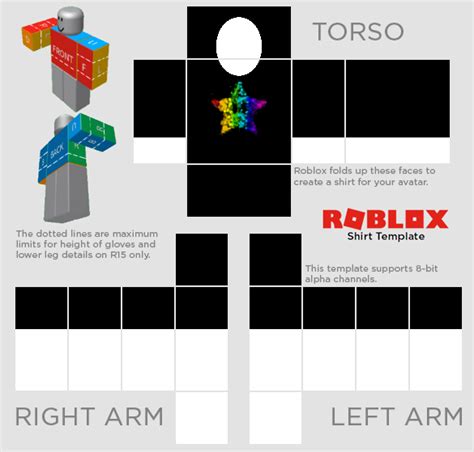 Roblox T Shirt Template Transparent