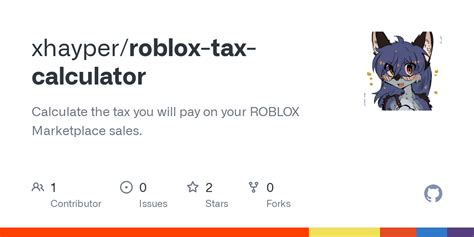 Roblox Tax Calculator