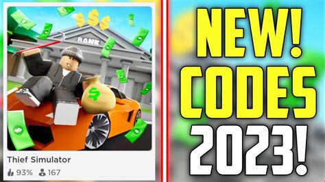 Roblox Thief Simulator Codes - Roblox - June 2023 -