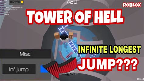 Roblox Tower Of Hell Inf Jump Script (works) - Pastebin.com