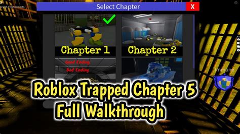 Roblox Trapped walkthrough: chapter 1 - YouTube
